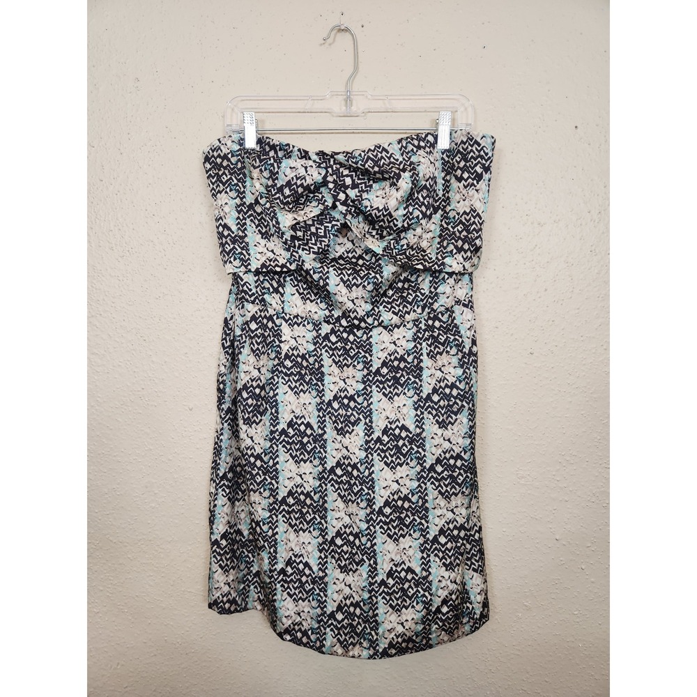 BCBGeneration Strapless Dress Party Cocktail Mini‎ Dress Geometric 12